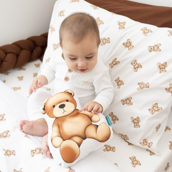 Almofadas em Suede Ursinho - Constantini Baby