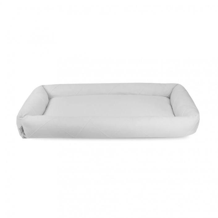 Berço Portátil Ninho para Berço americano Percal 100% Algodão Branco White - Constantini Baby