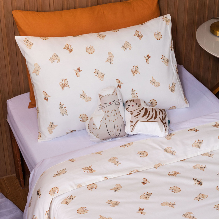 Capa Duvet para Edredom solteiro percal 200 Fios 100% Algodão Liso Estampado  Fazendinha - Constantini Baby