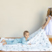 Capa Duvet para Edredom solteiro percal 200 Fios 100% Algodão Liso Estampado Pequeno Navegante - Constantini Baby