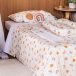 Capa Duvet para Edredom solteiro percal 200 Fios 100% Algodão Liso Estampado  Sunshine - Constantini Baby