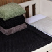 Cobertor Infantil aveludado com relevos manta soft touch flannel jaquard Preto - Constantini Baby