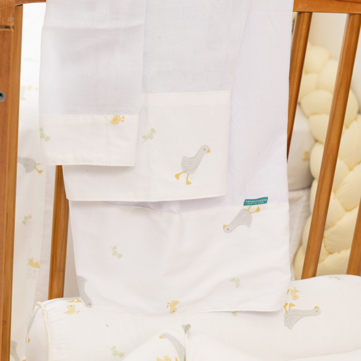 Conjunto 2 Fraldas de Ombro Percal 100% Algodão Patinho - Constantini Baby