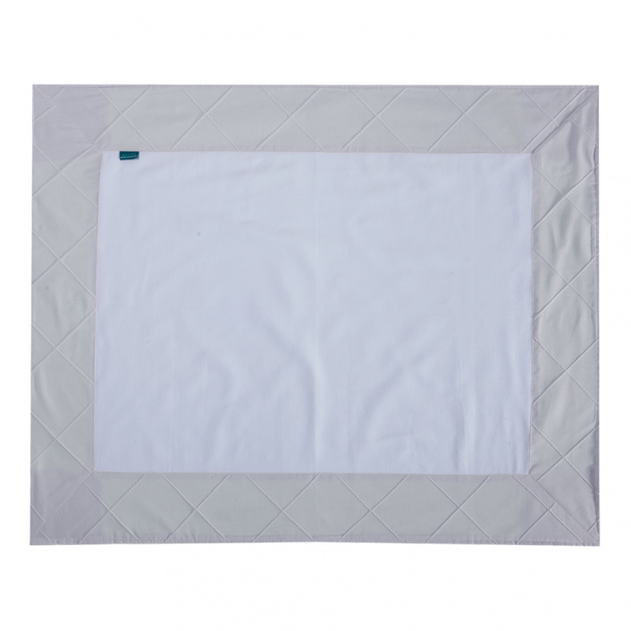 Cueiro flanelado infantil Percal 100% Algodão Nervurado White Branco - Constantini Baby