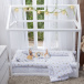 Edredom Dupla Face Mini Cama Montessoriano Percal 100% Algodão Boho Safari - Constantini Baby
