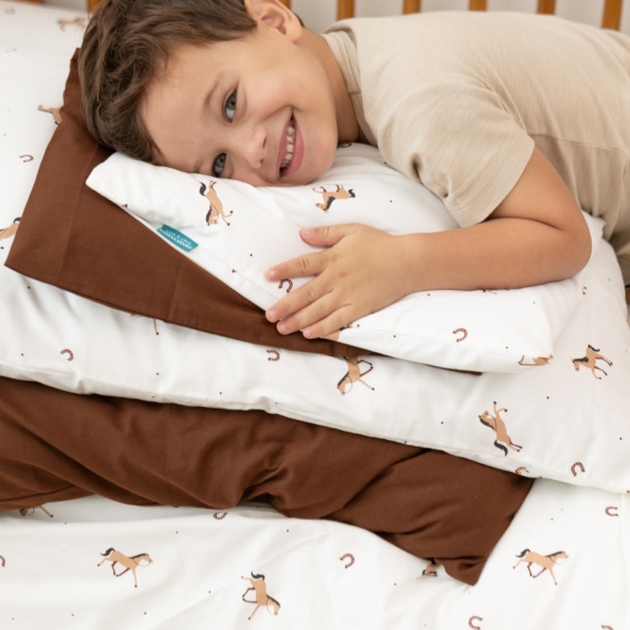 Fronha Avulsa 30x40cm 100% Algodão Percal 200 Fios Cavalinho - Constantini Baby