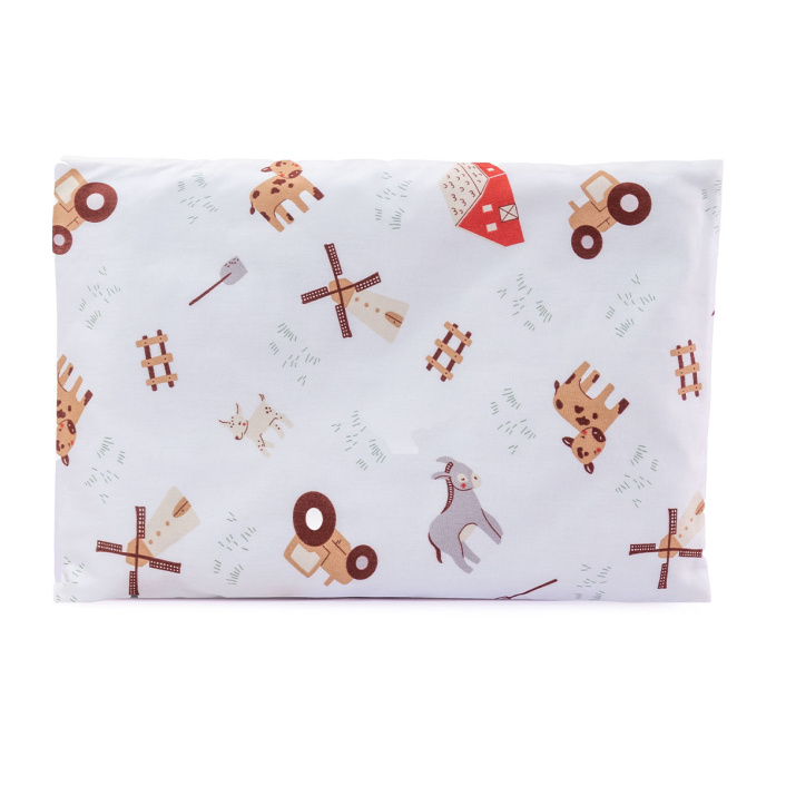 Fronha Avulsa 30x40cm 100% Algodão Percal 200 Fios Fazendinha - Constantini Baby