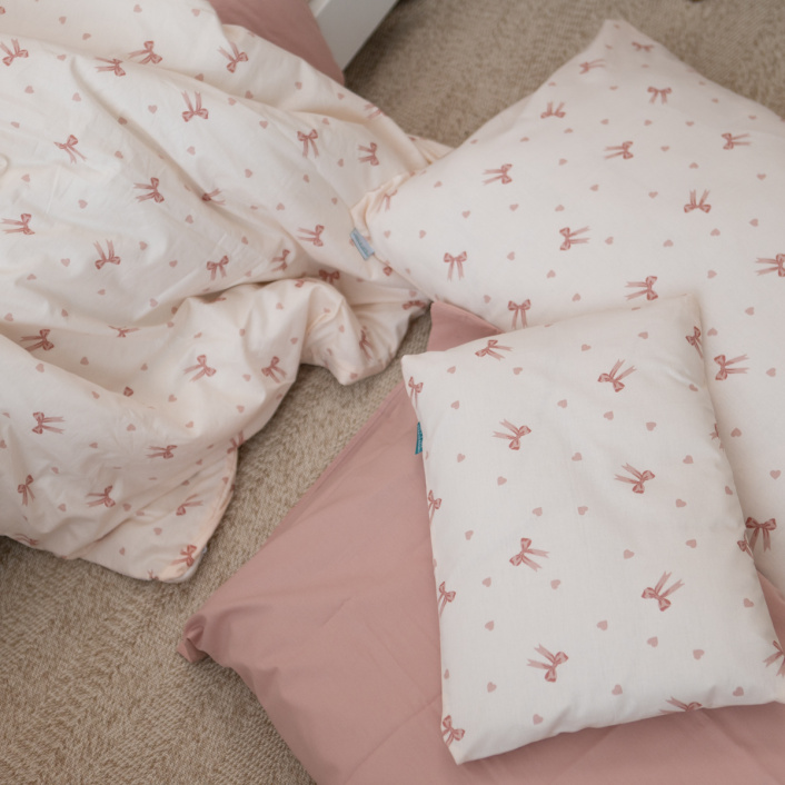 Fronha Avulsa 30x40cm 100% Algodão Percal 200 Fios Lacinho Baby - Constantini Baby