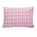 Fronha 50x70cm Percal 200 Fios Percal 100% algodão Avulsa Xadrez Rosa - Constantini Baby