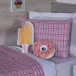 Fronha 50x70cm Percal 200 Fios Percal 100% algodão Avulsa Xadrez Rosa - Constantini Baby