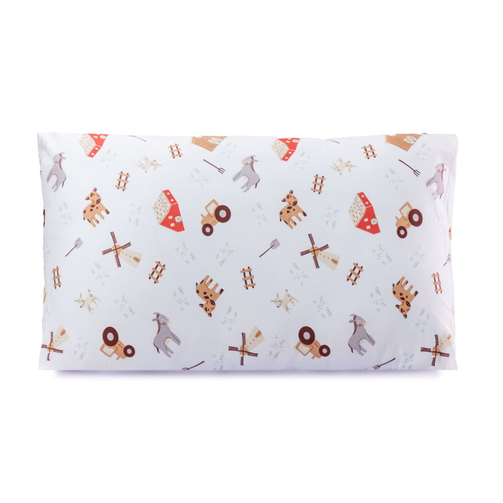 Fronha Avulsa 50x70cm Percal 200 Fios 100% algodão Fazendinha - Constantini Baby