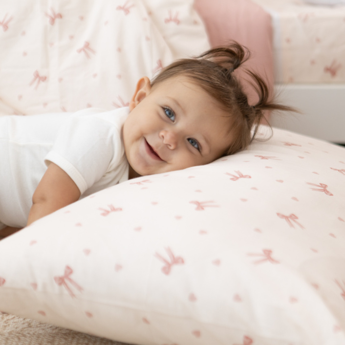 Fronha Avulsa 50x70cm Percal 200 Fios 100% algodão Lacinho Baby - Constantini Baby