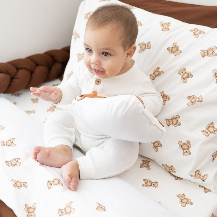 Fronha Avulsa 50x70cm Percal 200 Fios 100% algodão Ursinho - Constantini Baby