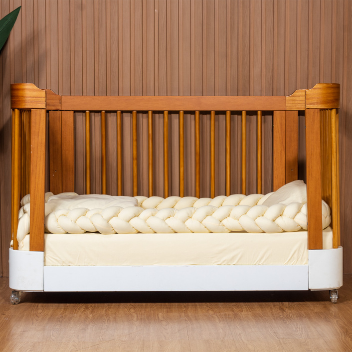 Jogo de Lençol 2 Peças Liso Mini Cama Percal 200 Fios 100% Algodão Amarelo Claro - Constantini Baby