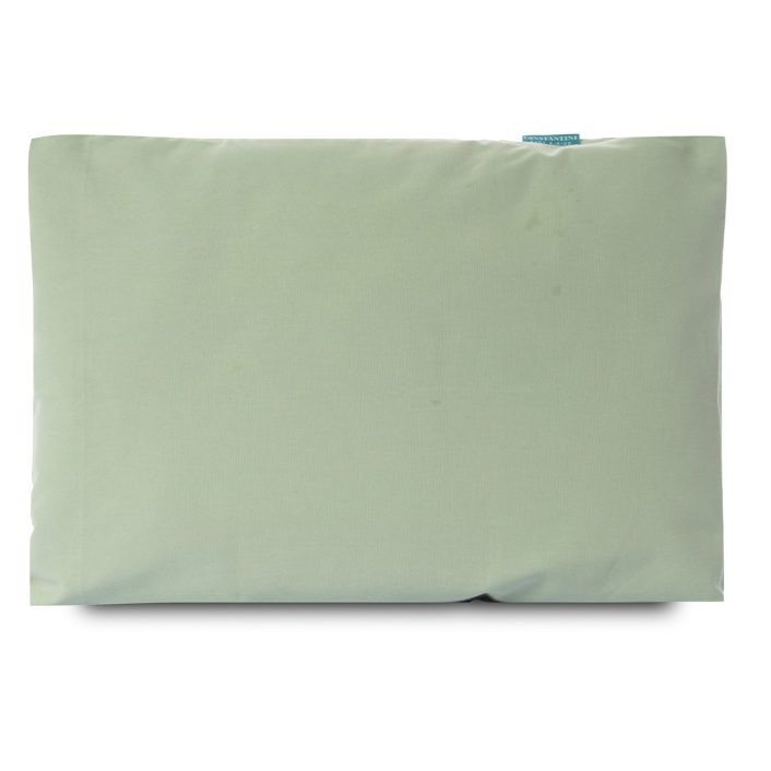 Jogo de Lençol 2 Peças Liso Mini Cama Percal 200 Fios 100% Algodão Erva Doce - Constantini Baby