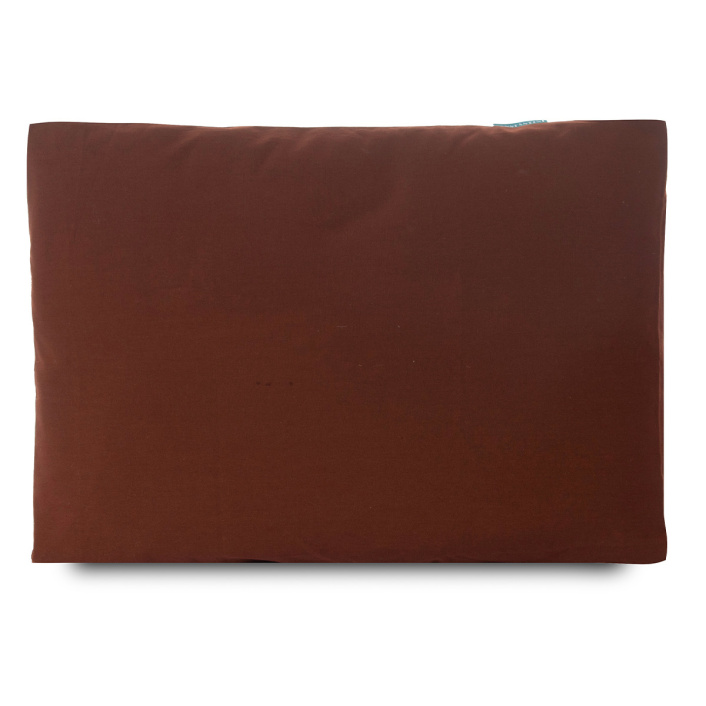 Jogo de Lençol 2 Peças Liso para Berço Americano Percal 200 Fios 100% Algodão Marrom Chocolate - Constantini Baby