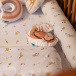 Jogo de Lençol 2 Peças Mini Berço Percal 200 Fios 100% Algodão Boho Safari - Constantini Baby