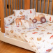 Jogo de Lençol 2 Peças Mini Cama Percal 200 Fios 100% Algodão Fazendinha - Constantini Baby