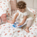 Jogo de Lençol 2 Peças Mini Cama Percal 200 Fios 100% Algodão Hippie Chic - Constantini Baby