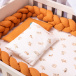 Jogo de Lençol 2 Peças Mini Cama Percal 200 Fios 100% Algodão Minha Gatinha - Constantini Baby
