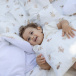 Jogo de Lençol 2 Peças Mini Cama Percal 200 Fios 100% Algodão Minha Gatinha - Constantini Baby