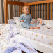 Jogo de lençol Montessoriano Mini Cama 3 Peças Percal 150 Fios 100% Algodão Boho Safari - Constantini Baby