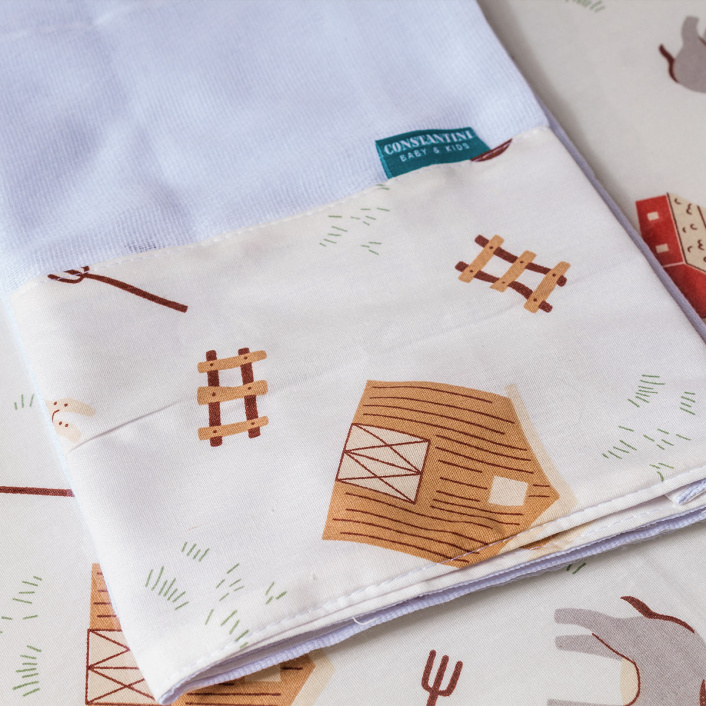 Kit 8 peças Maternidade - Fazendinha