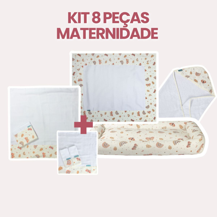 Kit 8 peças Maternidade - Hippie Chic