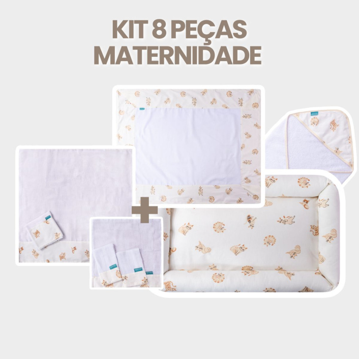 Kit 8 peças Maternidade - Minha Gatinha
