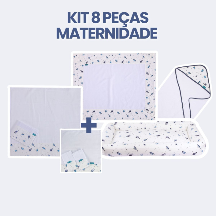 Kit 8 peças Maternidade - Space