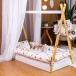 Kit Coordenado 5 Peças(Lençol 3 Peças + Edredom ) para Mini Cama Percal 100% Algodão Fazendinha - Constantini Baby