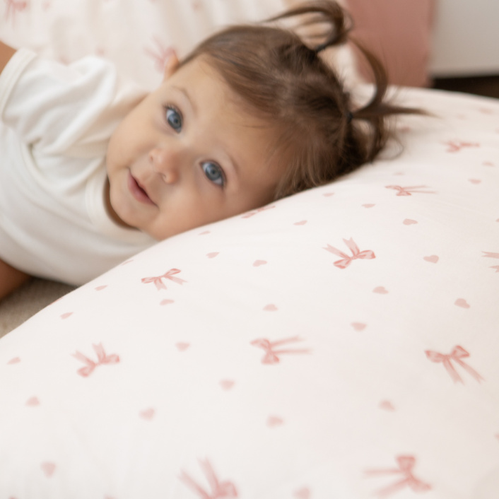 Kit Coordenado Solteiro Básico 5 Peças percal 100% Algodão Lacinho Baby - Constantini Baby