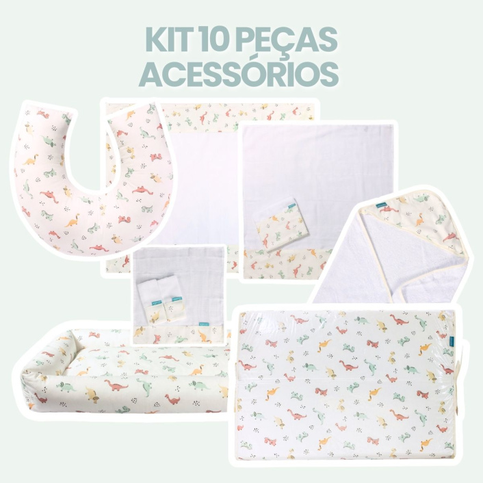 Kit de acessorios 10 peças - Dinossauros