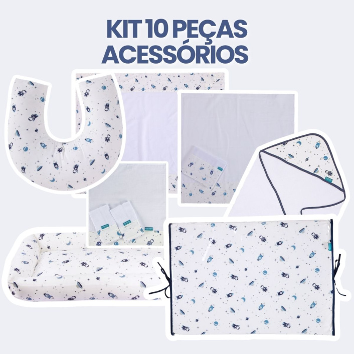 Kit de acessorios 10 peças - Space