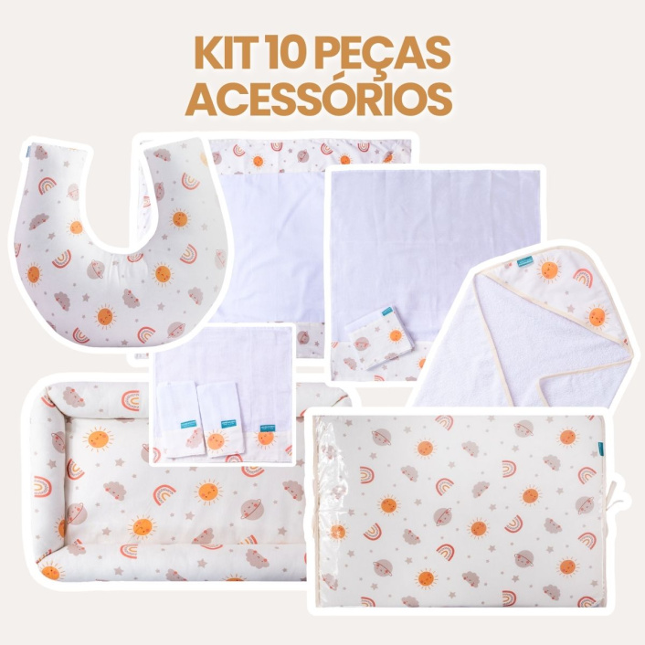 Kit de acessórios 10 peças - Sunshine