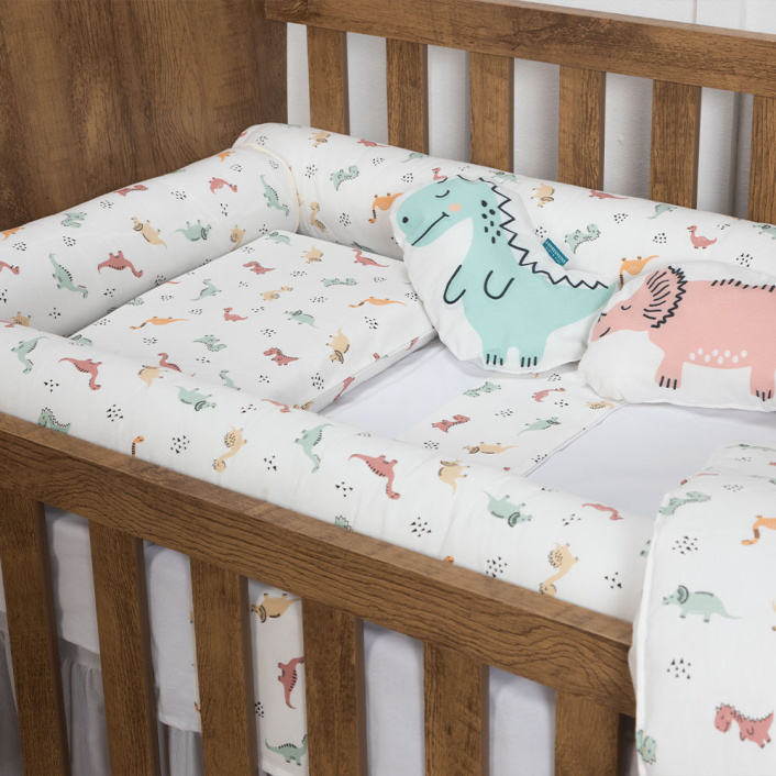 Kit de Berço Coleção 16 peças Dinossauros - Constantini Baby