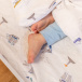 Kit de Capas de Rolinho para Berço 4 Peças Percal 100% Algodão Estampado Pequeno Navegante - Constantini Baby