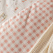 Kit de Capas de Rolinho para Berço 4 Peças Percal 100% Algodão Estampado Xadrez Rosê - Constantini Baby