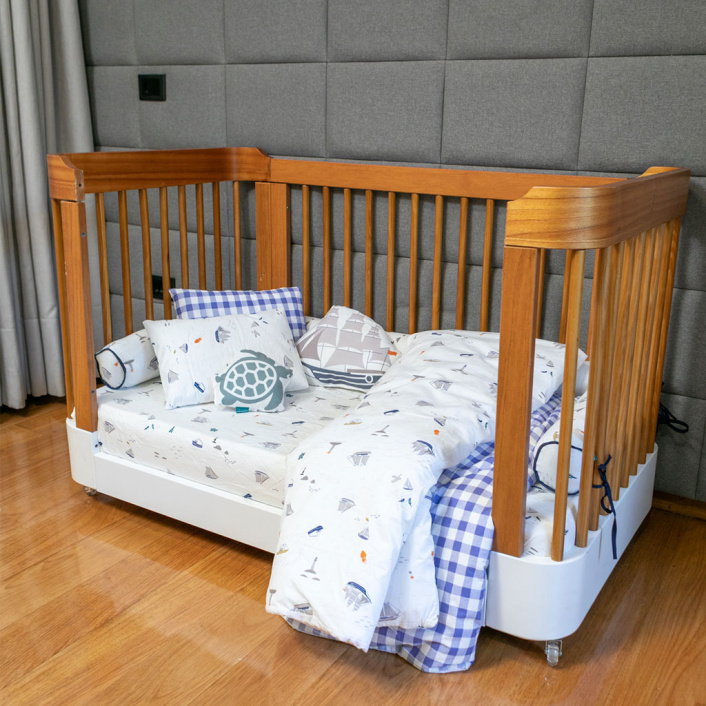 Kit de Capas de Rolinho para Mini Cama 4 Peças Percal 100% Algodão Pequeno Navegante - Constantini Baby