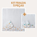 Kit de fralda 5 peças - Raposinha