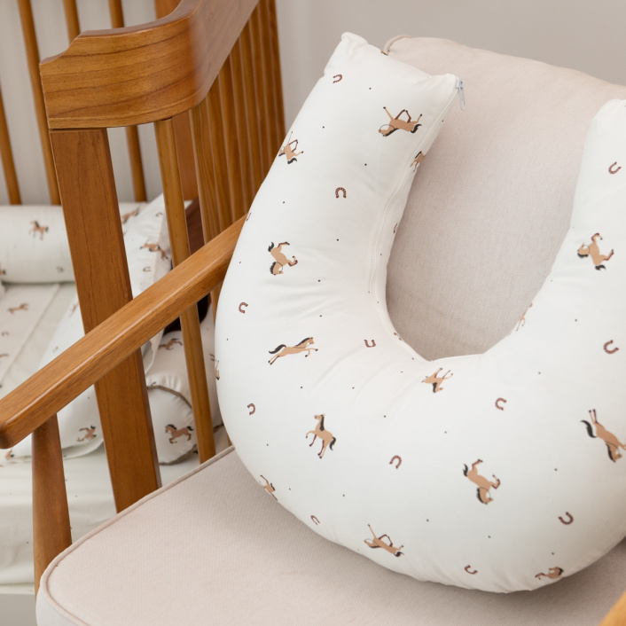 Kit de Mini Cama Montessoriano 100% Algodão 15 peças Cavalinho - Constantini Baby