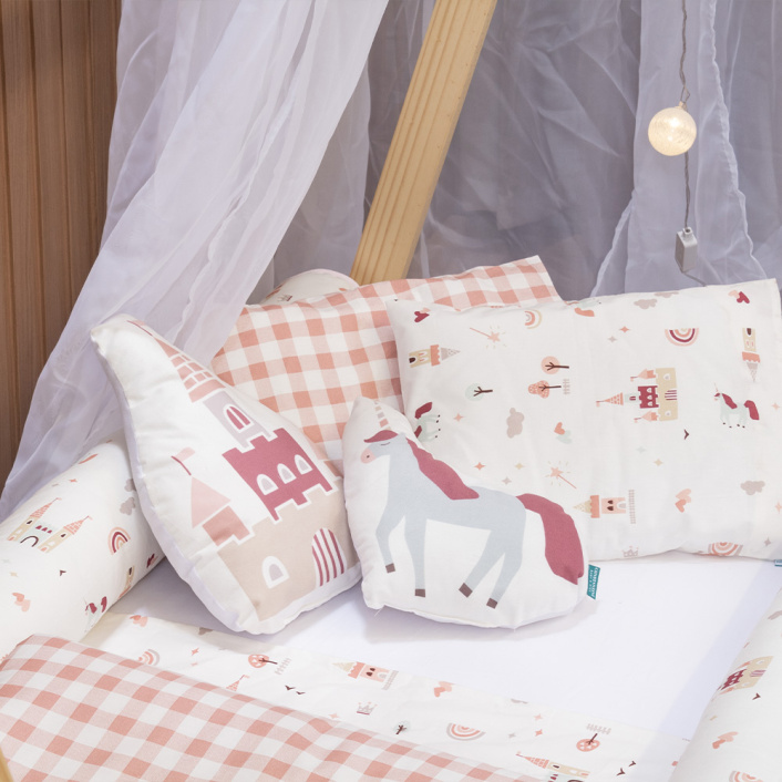 Kit de Mini Cama Montessoriano 100% Algodão 16 peças Conto de Fadas - Constantini Baby