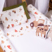 Kit de Rolinhos de Mini Cama Montessoriano 8 Peças Percal 100% Algodão Fazendinha - Constantini Baby