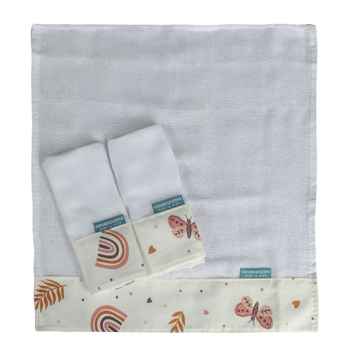 Kit para bebê de higiene e cuidados 8 Peças - Hippie chic