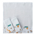 Kit para bebê de higiene e cuidados 8 Peças - Raposinha