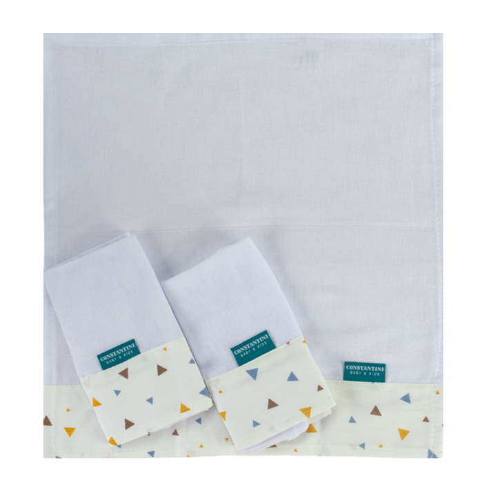 Kit para bebê de higiene e cuidados 8 Peças - Triangles