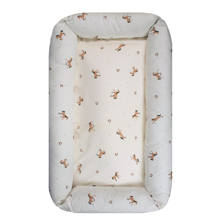 Kit Quarto completo Berço 24 Peças Percal 100% Algodão Cavalinho - Constantini Baby