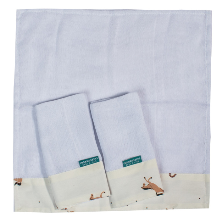 Kit Quarto completo Berço 24 Peças Percal 100% Algodão Cavalinho - Constantini Baby