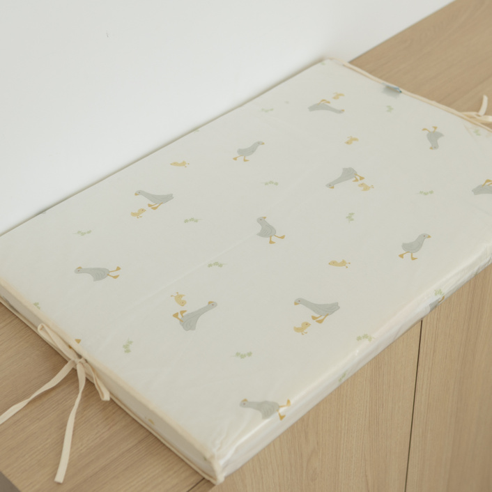 Kit Quarto completo Berço 25 Peças Percal 100% Algodão Patinho - Constantini Baby