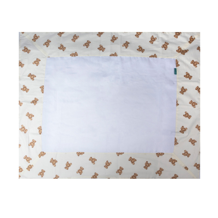 Kit Quarto completo Berço 23 Peças Percal 100% Algodão Ursinho - Constantini Baby